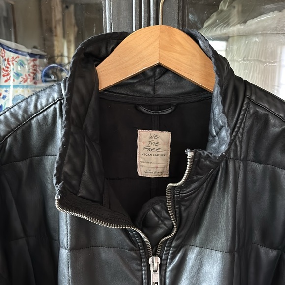 Free People Dolman Quilted Vegan Leather Jacket - Picture 5 of 6